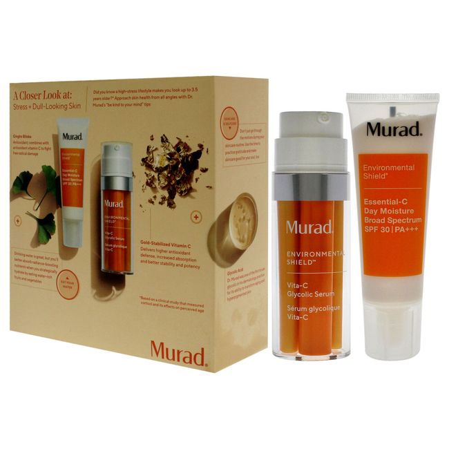 Under The Microscope The Power Brighteners by Murad for Women - 2 Pc Kit Set