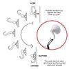 Beard Shaving Catcher Bib – The Smart Way to Shave – Beard Trimming Apron & Shaving Cape – Perfect Grooming Gift or Men's Birthday Gift – Includes Shaping Comb, Bag, & Grooming E-Book - by Mobi Lock