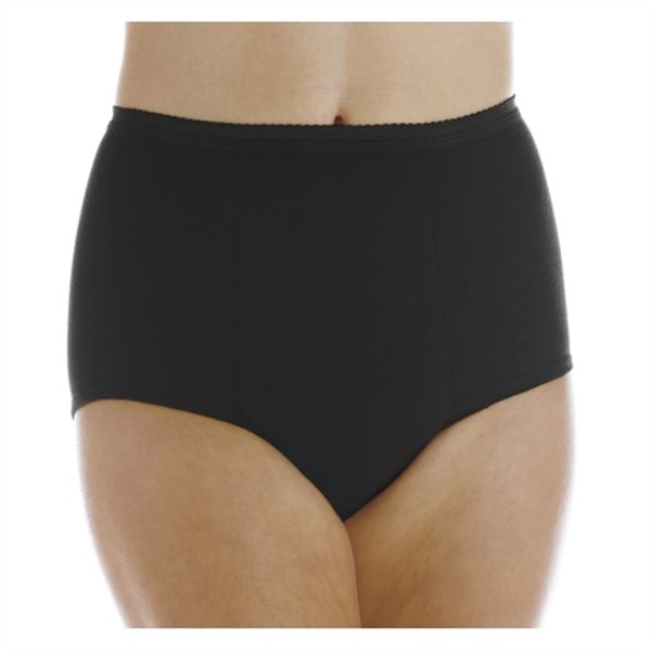 6-Pack Women's Maximum Absorbency Reusable Bladder Control Panties Black 8X (Fits Hip: 61-63")