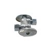 2 Pcs XFITITNG 3/8" x 3/8" OD Compression x 1/2" Pex Dual Angle Valve