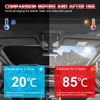 FOR Chevrolet Silverado 19-24  UV Reflector Visor Sunshade Cool Interior Shield
