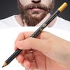 Professional Beard Shaping Pen with Sharpener, Beard Pen Filler Household Beard Pen Liner Shaping Styling Tool Beard Pen Filler Beard Styling Tool (Black)