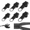 6 Pieces Zip Puller Replacement,Zip Repair,Zipper Pull Replacement,Replacement Zipper Pulls,for Repair Clothes,Jeans,Coats,Jacket,Backpack,Luggage.