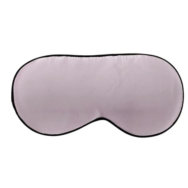 Eye Mask, Light Blocking, Silk Texture, Good Sleep Goods, Good Napping, Eye Fatigue, Relieves Fatigue, No Pressure, Adjustable Length, Unisex Washable, Comfortable Sleep, Convenient Travel Goods, Sapphire Blue (Pink)