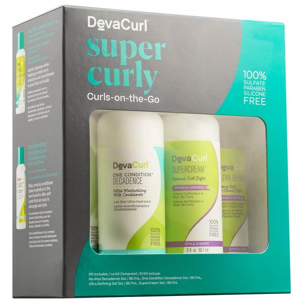 Devacurl Super Curly Curls on the Go Set