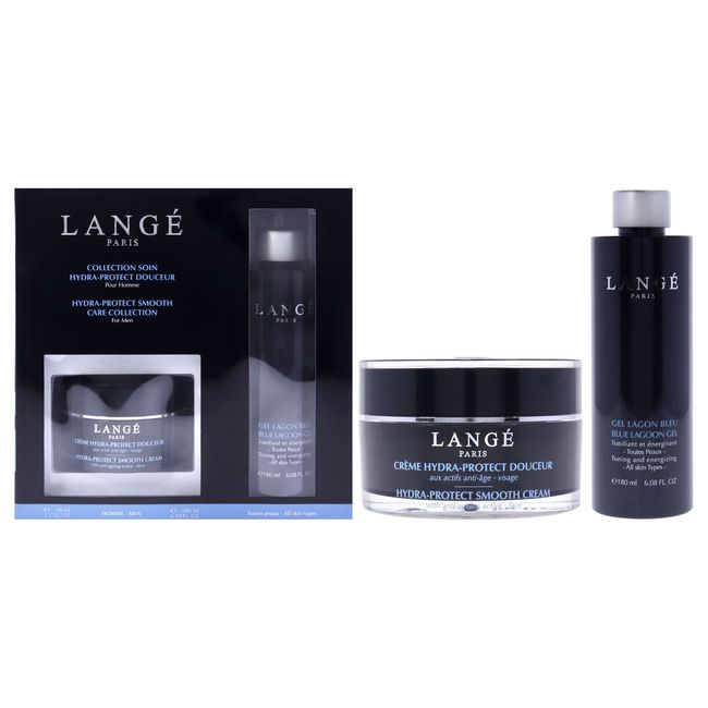 Lange Hydra-Protect Collection - 2 Pc Smooth Cream and Blue Lagoon Gel