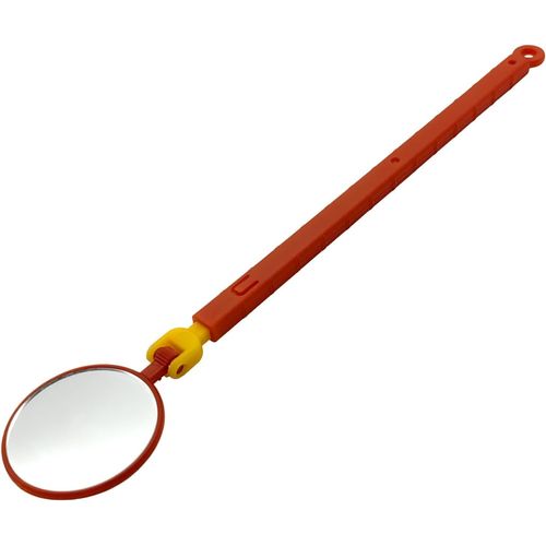 ZKTOOL 1000V Insulated Inspection Mirror Set, Telescopic Inspection Mirrors for Hybrid and Electric Vehicles, Portable Round 180 Degree Rotating Inspection Mirror - 40MM