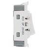 BG R31 Nexus Grid White 20A 20AX 2 Pole LED Indicator Switch Module