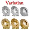 HYmish Grinding Disc Angle Grinder for Carpentry Wood Processing Diameter 3.9 inches (100 mm) Flat Gold