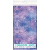 Unique Purple Galaxy Rectangular Plastic Table Cover, 54" x 84"