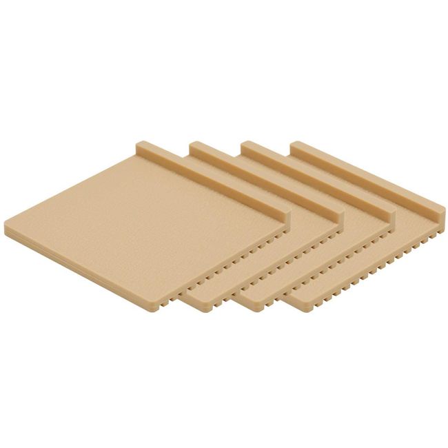 ottostyle.jp Anti-Slip Silicone Mat, Set of 4 (Ivory) Anti-slip Sheet, Sofa Slip, Anti-Slip Sofa, Prevents Scratches