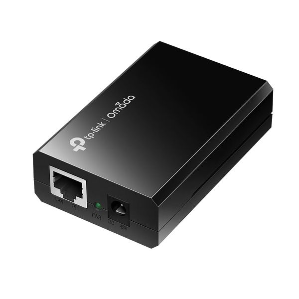 TP-Link TL-POE150S Gigabit PoE Injektor, Nicht-PoE zu PoE Adapter, LED Anzeige, Tisch-/Wandhalterung, Reichweite bis zu 100m