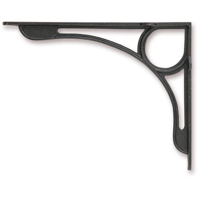 63566 Iron Bracket L Black