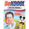 BeKoool Soft Gel Sheets for Kids, White, 4 Count (Pack of 12)