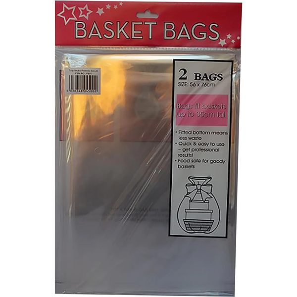 Hamper Wrap Cellophane Basket Gift Wrap Large Basket Bag by Tullip