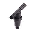 Raindrip R605DT "Y" Filter, 3/4-Inch MPT X 3/4-Inch MPT, for Drip Irrigation Systems, Connect to Pipe such as Sprinkler Riser, Removable Filter, Black
