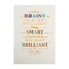 Hallmark Exam Congratulation Card - Text Based Design