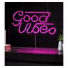 Neon LED Good Vibes Light