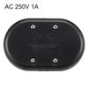 sourcing map Inline Foot Pedal Push Lamp Switch, 2 Buttons Lighting Foot Control Latching ON-Off Footswitch Black 2 Pcs