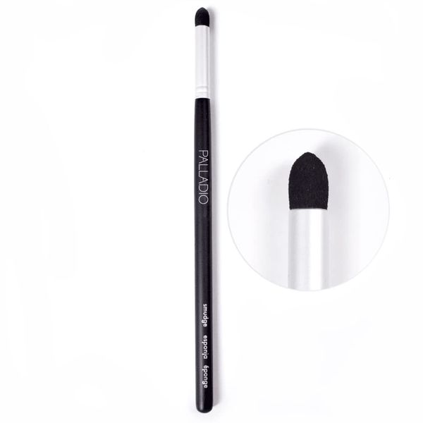 Palladio Smudge Brush, Pointed Sponge Applicator Flawless Blending, Smooth Finish, Synthetic Sponge, Soft Feel, Comfortable Grip, Professional Application