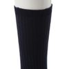 Valerit Women's Compression High Socks, Ballelite Compression Rib High Socks, navy