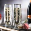 Double Walled Stemless Champagne Glasses 6oz / 160ml