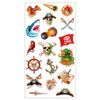 Peaceable Kingdom Jean Tats Pirates Temporary Tattoos for Fabric - 3 Pack
