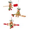 Kurt Adler 4-Inch Gingerbread Baking Tool Ornaments