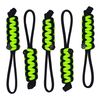 BubbasGarageTv - Universal Paracord Headrest Grab Handles (Lime Green)