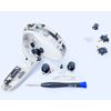 ElecGear Joystick Replacement for Oculus Quest, 2X Left & Right Analog Thumb Stick Control Sensor Module for Quest VR Headset Touch Controller with Repair Tool Kit