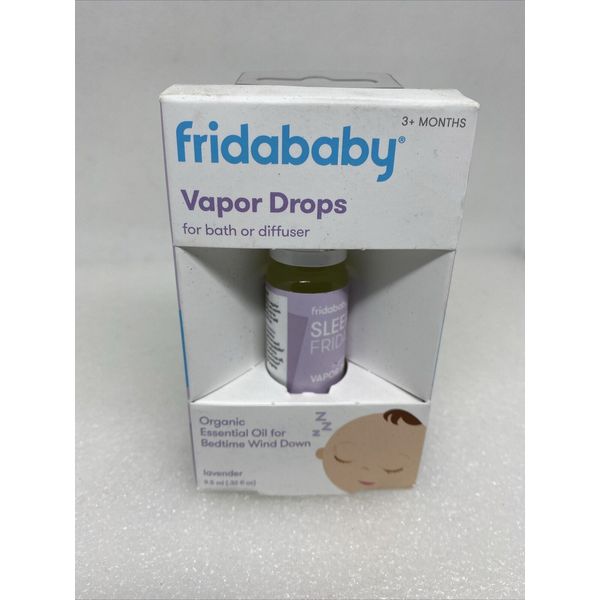 Frida Baby Natural Sleep Vapor Bath Drops for Bedtime Wind Down White