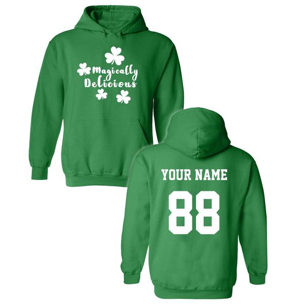 Tee Miracle Delicious Custom Jerseys St Patrick's Day Hoodies - Saint Pattys Sweaters & Outfits