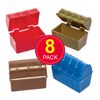 Baker Ross AW498 Mini Treasure Chests (Pack of 8)