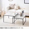 Planche Nest Table Table Side Table Coffee Table Low Table Center Table Living Table Storage Table Square Table Set Marble White