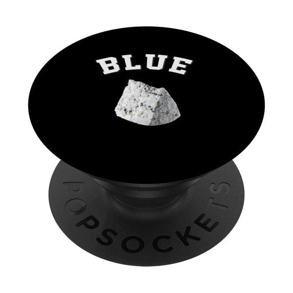 Blue cheese funny college team logo PopSockets Swappable PopGrip