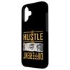 Brown My Hustle Look Different Brown Graphic Case for iPhone 16