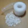 Wave Fold Curtain Tape and Hooks-10 Yards/100 Hooks