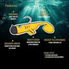 LMAB Drunk Bait 8, 12, 16 & 20 cm – Rubber Fish Fishing Lure – Rubber Bait for Zander, Perch & Pike – Zander Bait, Perch Bait, Pike Bait (20 cm, Stracciatella Sara)
