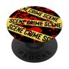 Crime Scene Investigation Tape Design PopSockets Standard PopGrip