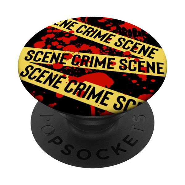 Crime Scene Investigation Tape Design PopSockets Standard PopGrip