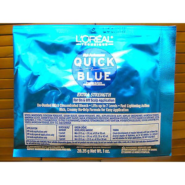 L'oreal Quick Blue Highlighting Hair Bleach Powder, 1 oz