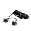Wired Outlet [LAMP] DM2-A2-BL Black Power Supply (AC) 2 Outlets No Electrical Work Required