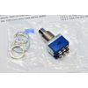 Fujisoku / Nidec Pushbutton Switch 3PDT 6A 125V Standard Panel Mount 8Y3021-Z