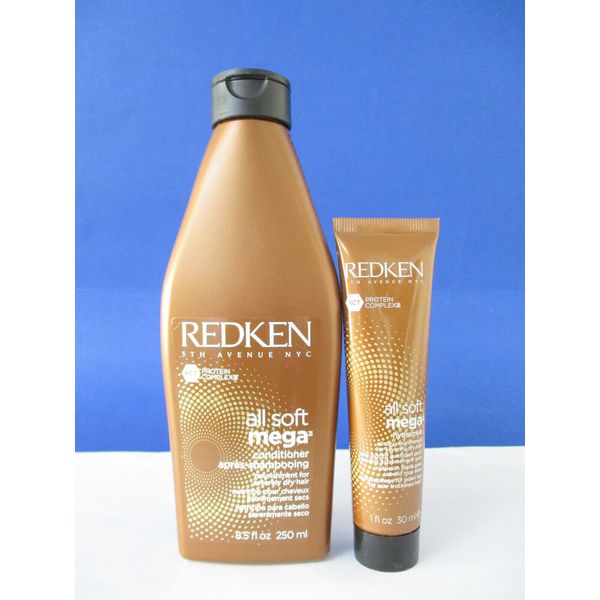 Redken All Soft Mega Conditioner 8.5 oz + Hydrament 1 oz
