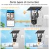 WiFi 4MP Wireless Solar Power PTZ IP Camera Security Waterproof 8X Digital Zoom