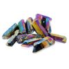 Jurassic Jacks Rainbow Aura Quartz Crystal Point Titanium Flame Multicolour
