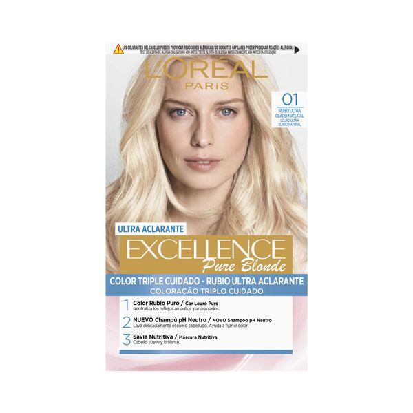 Loreal Excellence Crème 01 Very Light Natural Blonde Please See Description