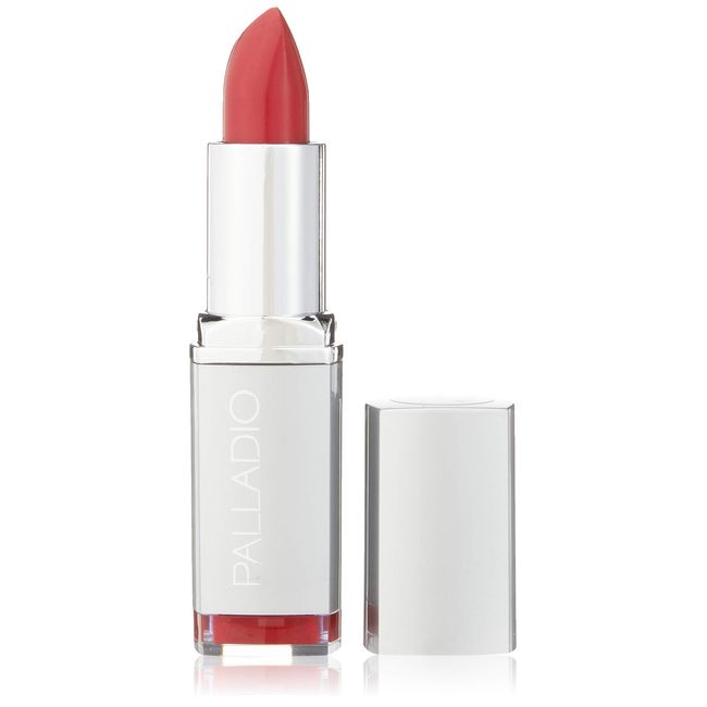 Palladio Herbal Lipstick, Rich Pigmented and Creamy Lipstick, Infused with Aloe Vera, Chamomile & Ginseng, Prevents Lips from Drying, Combats Fine Lines, Long Lasting Lipstick, Pure Red