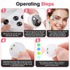 Led Red Light Eye Care Therapy Ems Massager With Gel Patch For Under Eye Wrinkle