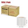 Adecco LLC 2 Rolls Disposable Eyebrow Tattoo Plastic Wrap Preservative Film, Make Up Transparent Plastic Roller for One-Way Eyebrow Lips Permanent Makeup Accessories